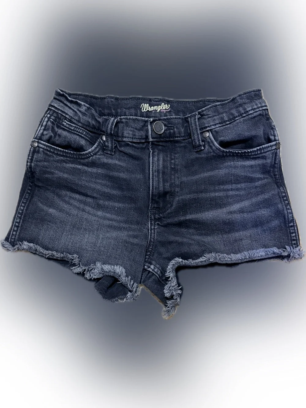 Wrangler Dark Denim Cutoff Shorts